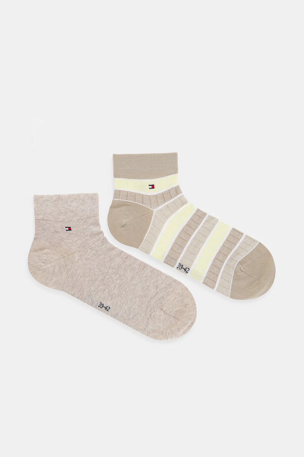 

Носки 2 упаковки Tommy Hilfiger, бежевый