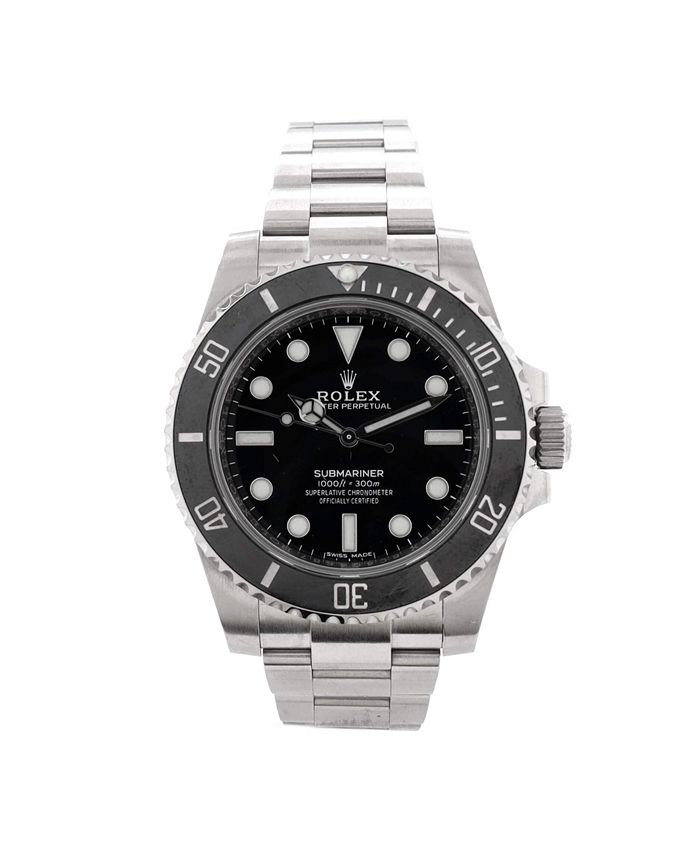 

Часы Oyster Perpetual Submariner автоматические, из нержавеющей стали и Cerachrom, 40 мм Pre-Owned Rolex, черный