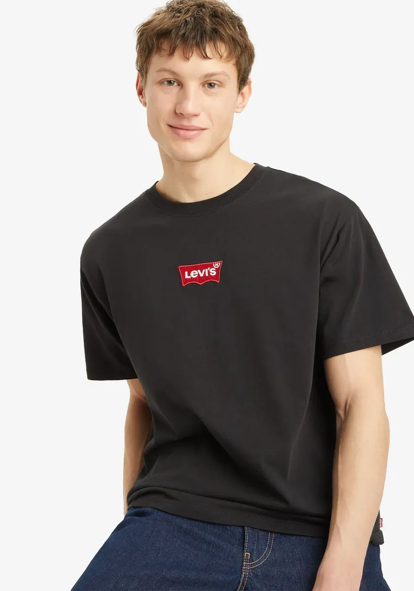 Футболка Levi's "SEVINTAGE" с нашивкой-логотипом на груди, цвет Caviar — фото 3
