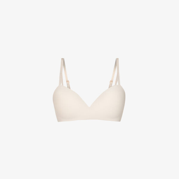 

Бюстгальтер пуш-ап Seductive Comfort из переработанного эластичного джерси Calvin Klein, цвет beechwood