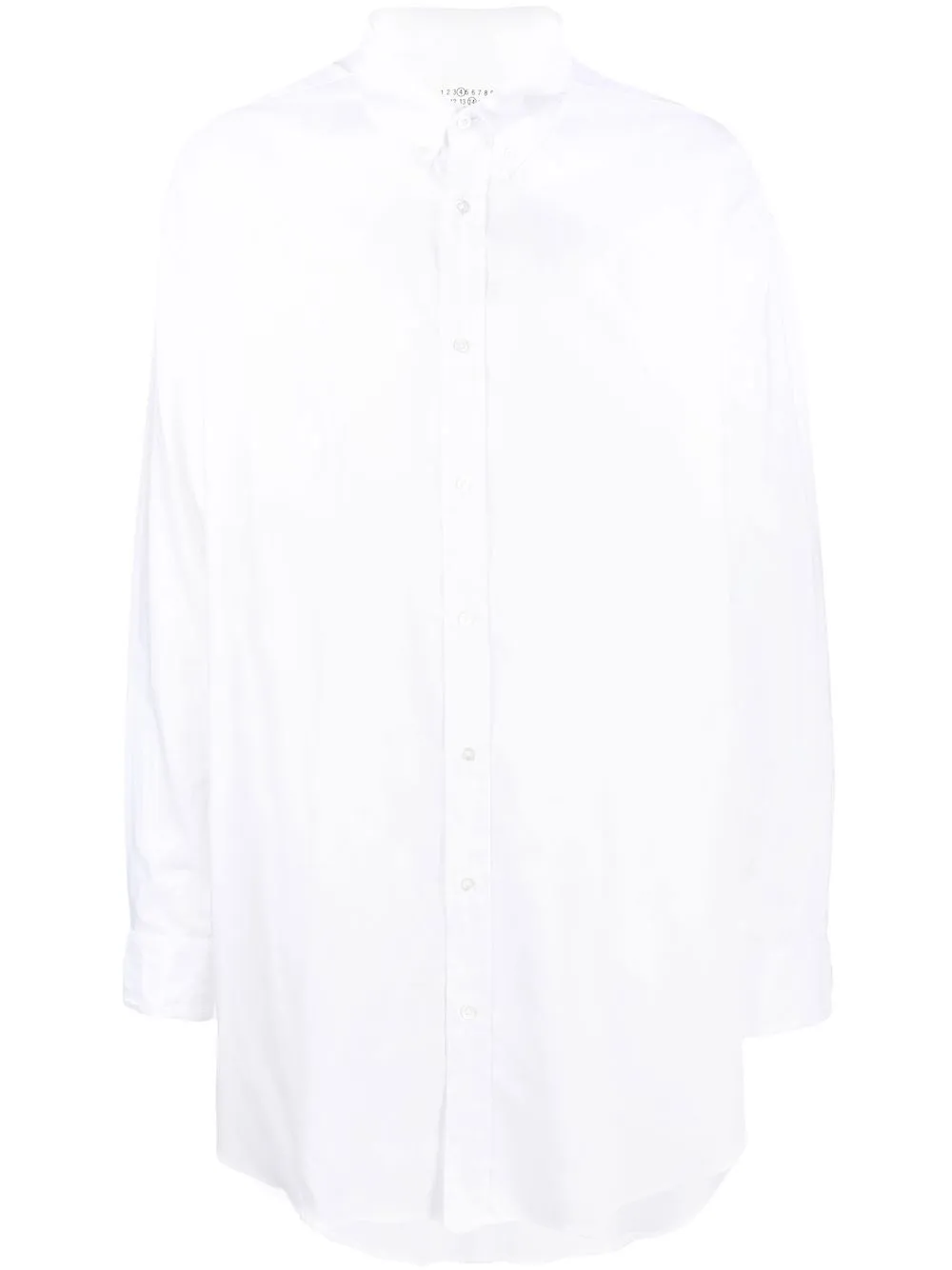 

Рубашка оксфорд из органического хлопка MAISON MARGIELA, белый
