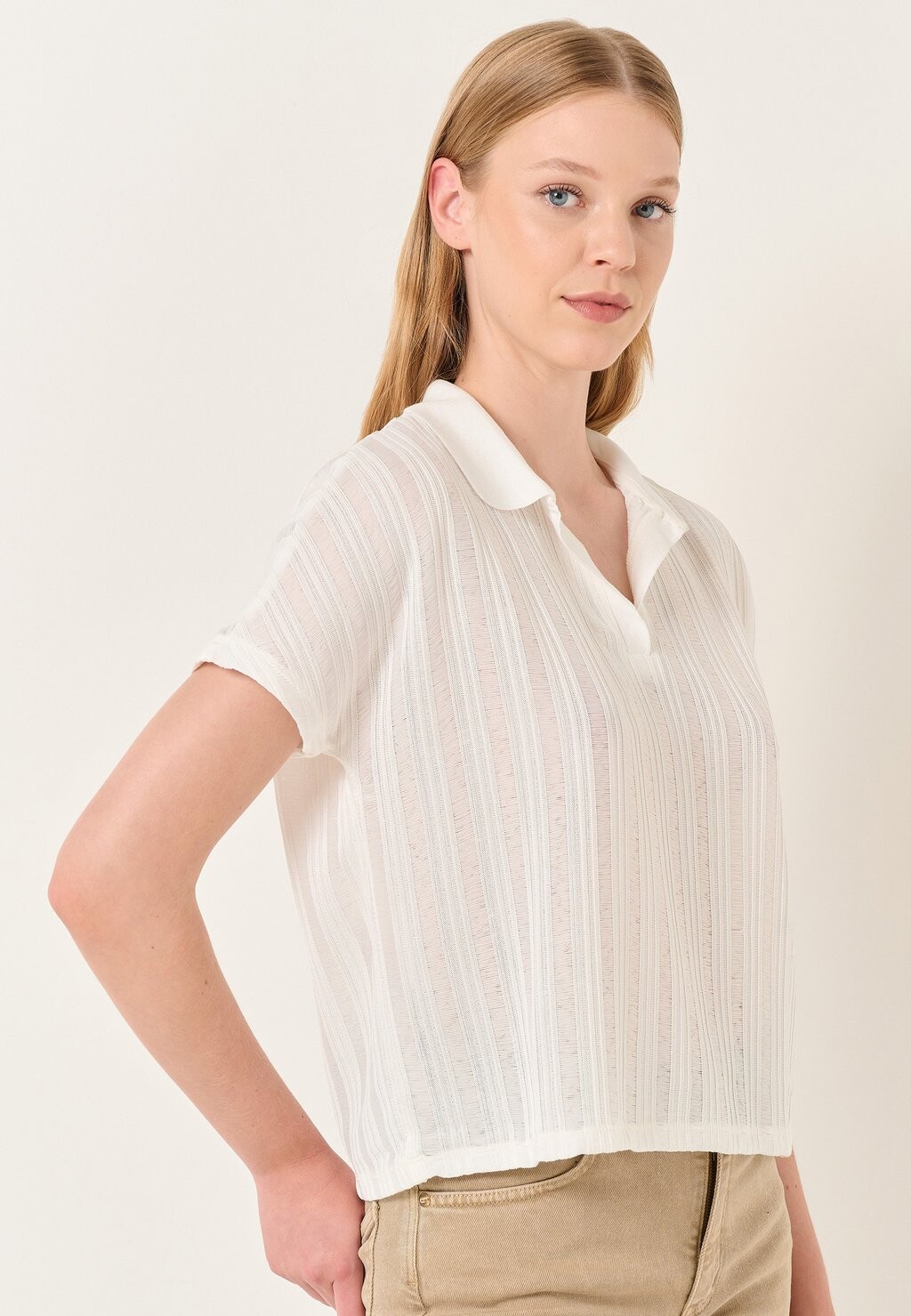 

Поло Short Sleeve Jimmy Key, слоновая кость