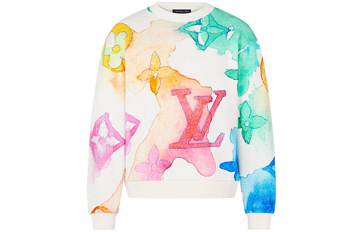 

Новые квартальные продукты LV Sweatshirt Men Louis Vuitton, цвет Multicolor