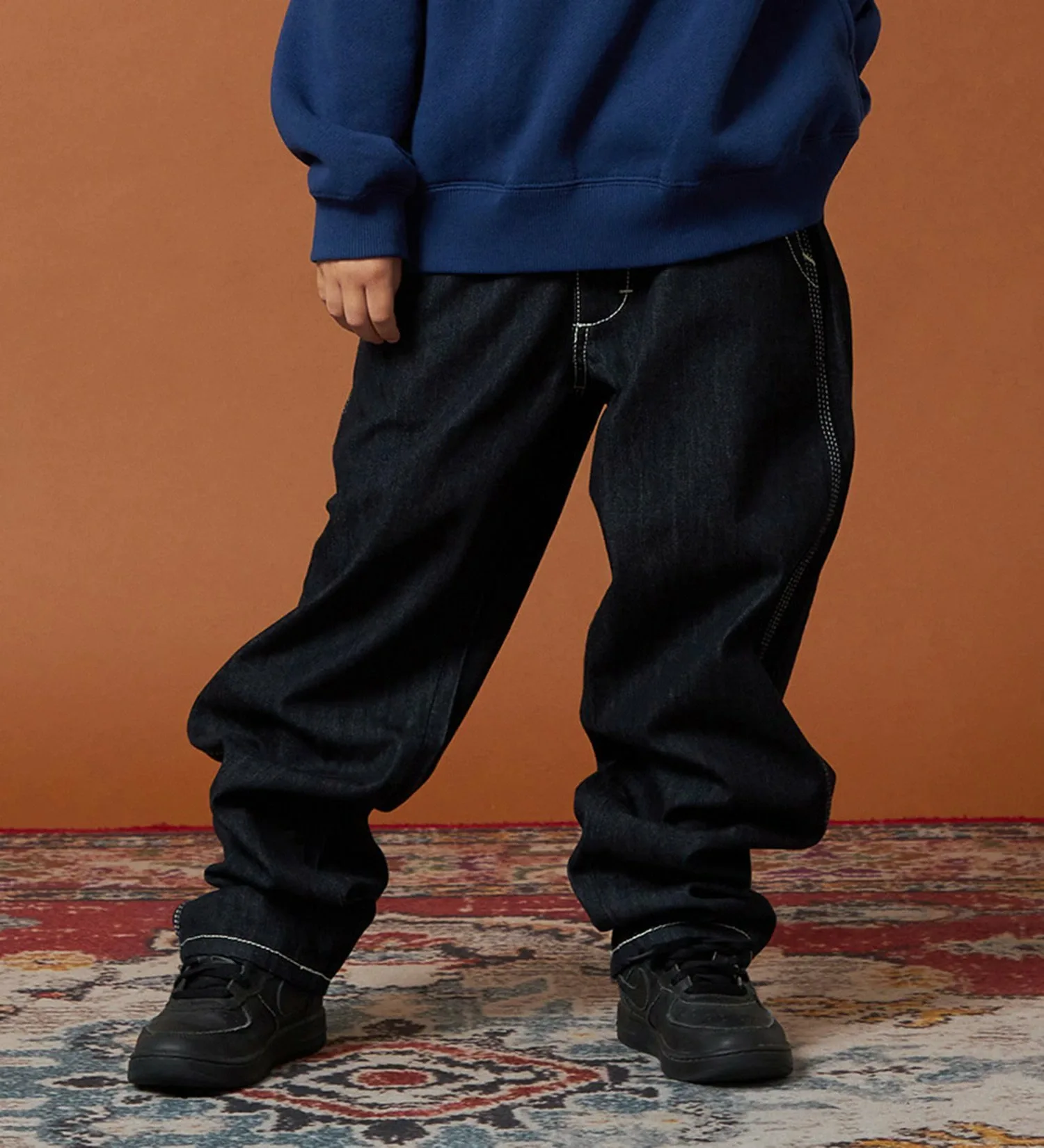 Детские брюки для рисования (размеры 110-160 см) Lee, Indigo Blue — фото 2