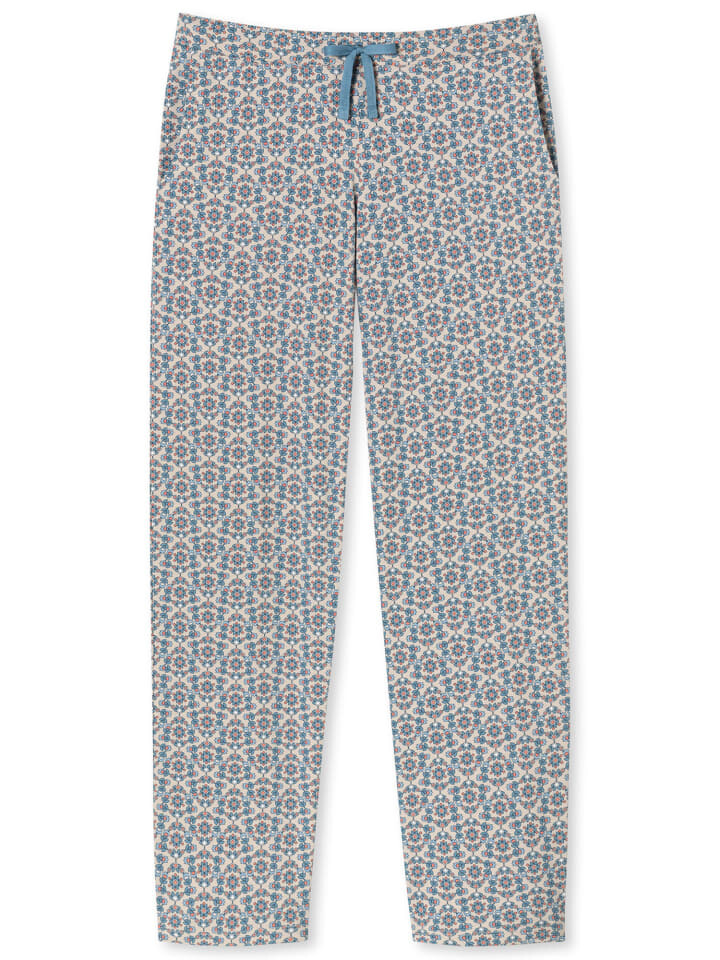 

Пижамные брюки Schiesser Mix & Relax, цвет blau, beige