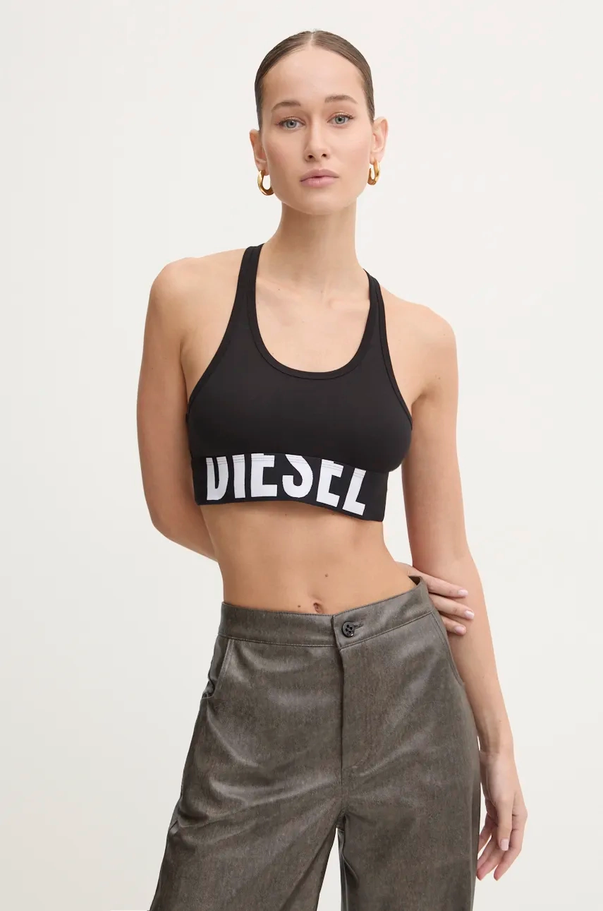 

Спортивный бюстгальтер UFSB-COTTON-RACE-BRALETTE Diesel, черный