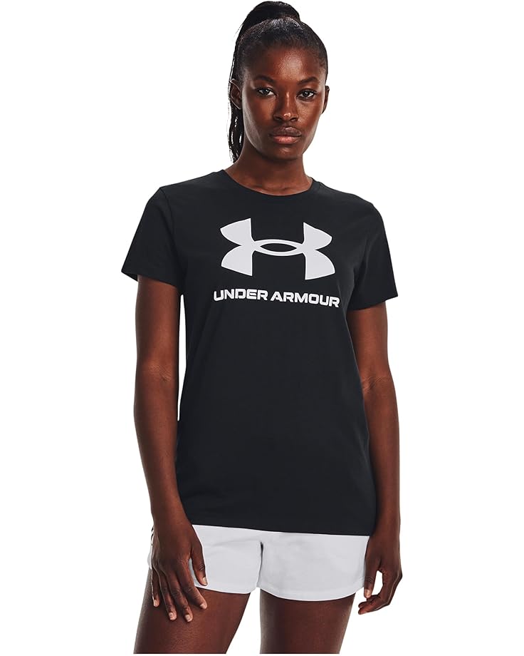 

Женская футболка Under Armour Rival Logo, Black/White, Белый, Женская футболка Under Armour Rival Logo, Black/White