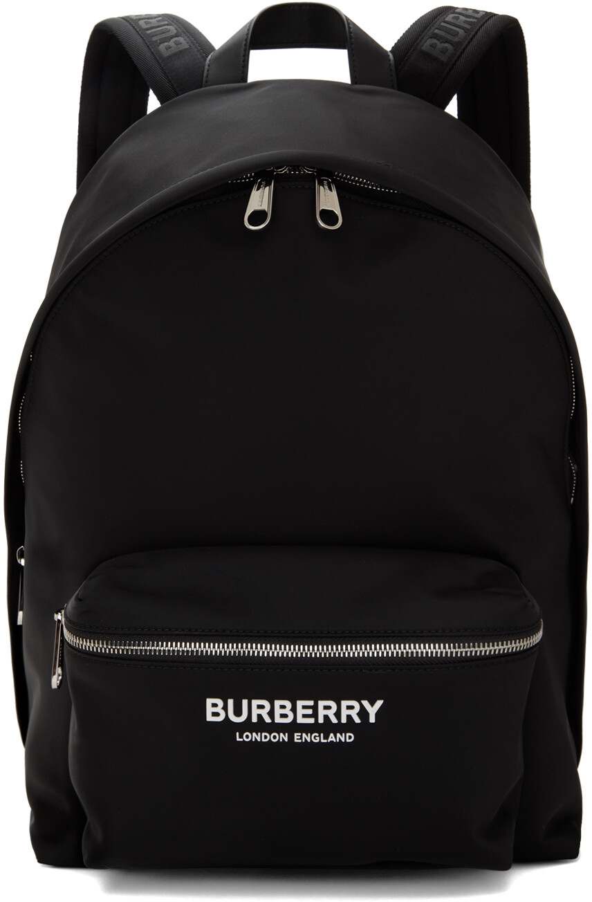 

Черный нейлоновый рюкзак Burberry, цвет Black