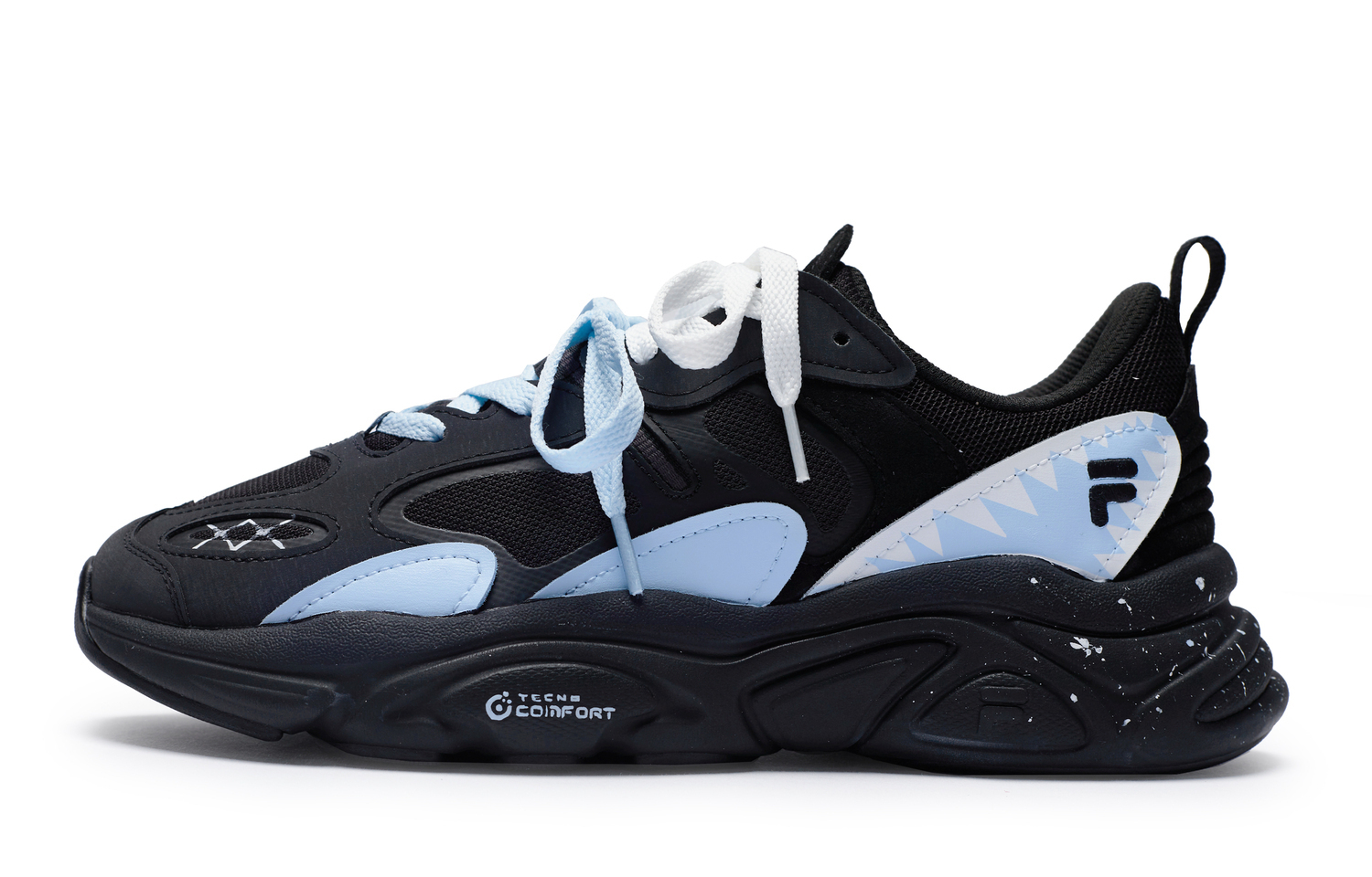 FILA Mars 2.0 811 Made, Tide, эксклюзивная коробка для обуви Низкие повседневные кроссовки Мужские Черный Синий Белый — фото 2