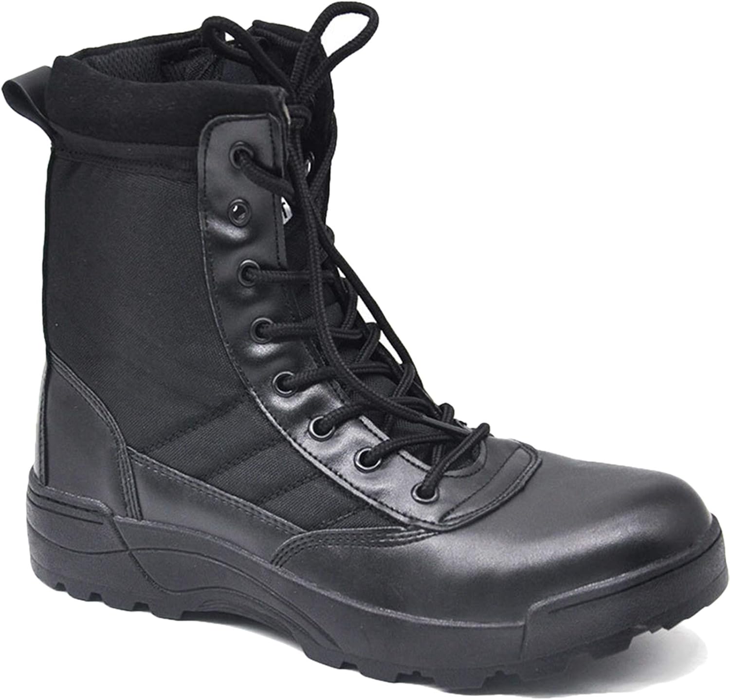 

Мужские тактические ботинки, дышащие армейские ботинки для военных, боевые ботинки, легкие походные и прогулочные ботинки, черные-41 Qaxzesa