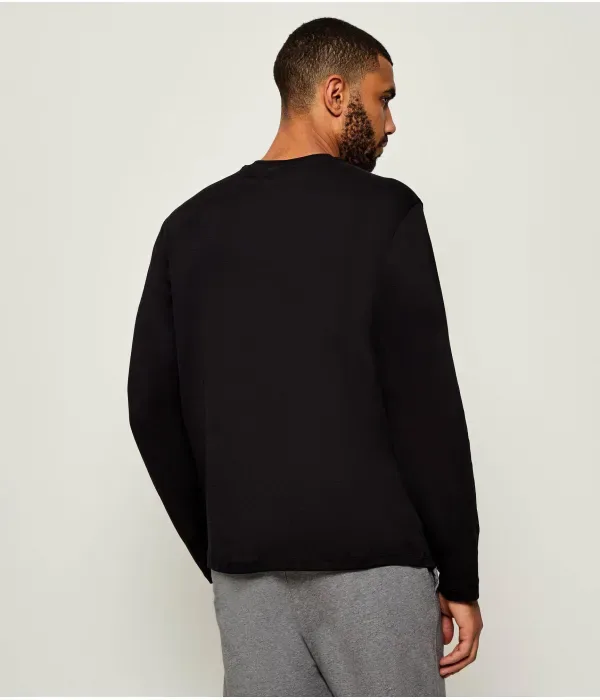 Лонгслив regular fit Calvin Klein, черный — фото 3