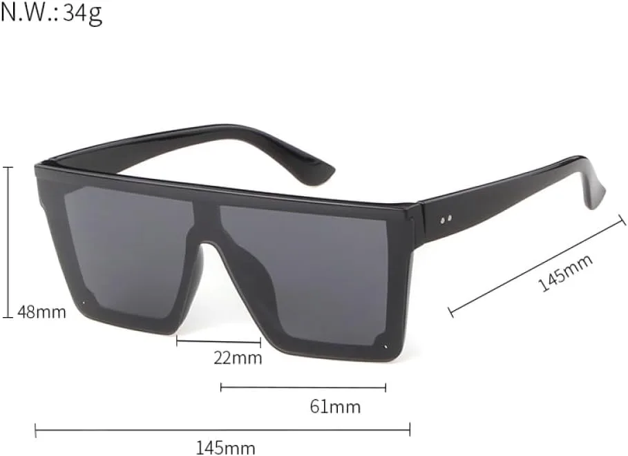 

MUTYNE Модные солнцезащитные очки-козырек квадратной формы для женщин, роскошные солнцезащитные очки-щиток большого размера для мужчин, защитные очки-маска, C4