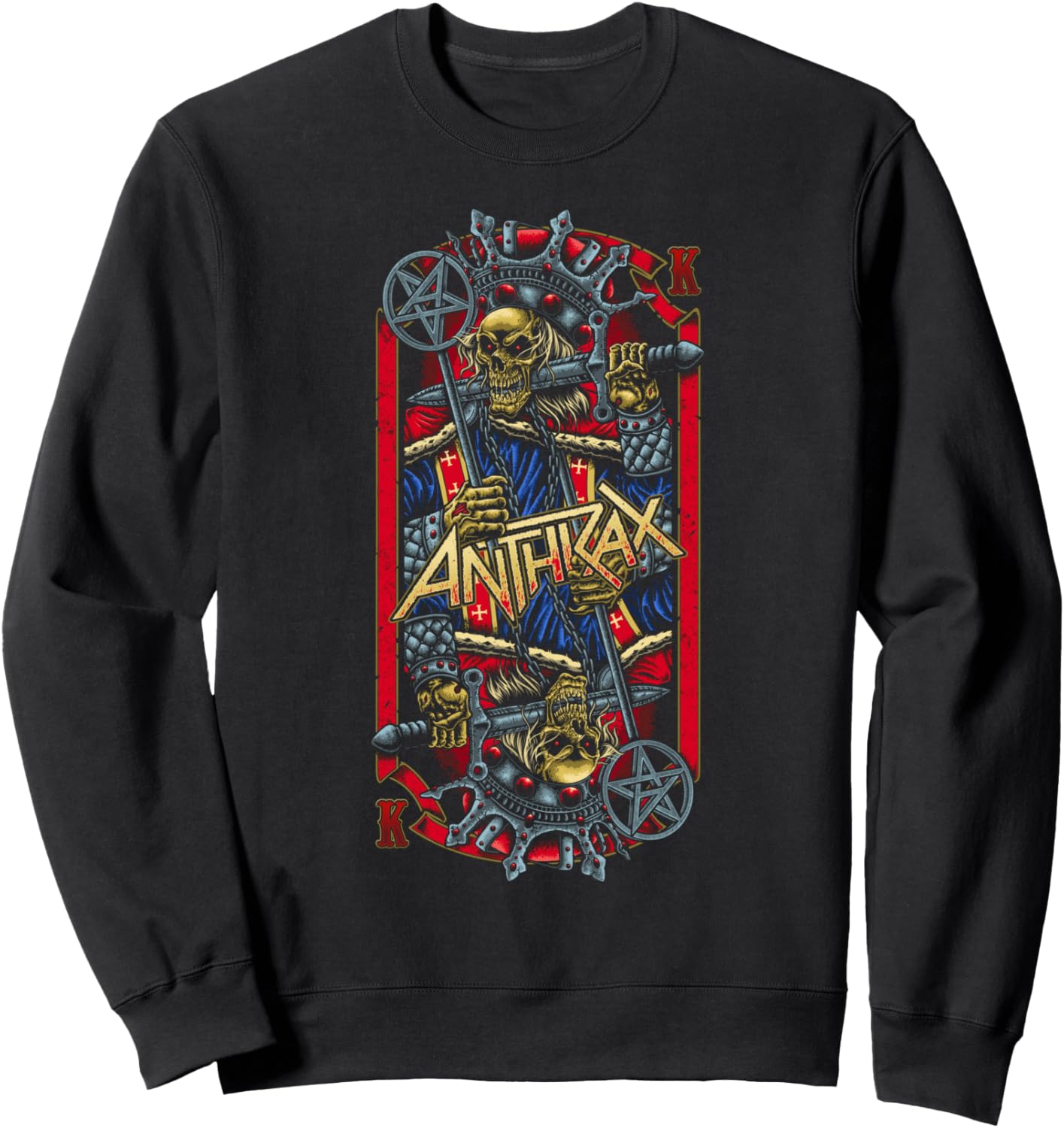 

Толстовка Anthrax - Evil King, черная, размер S Anthrax Official
