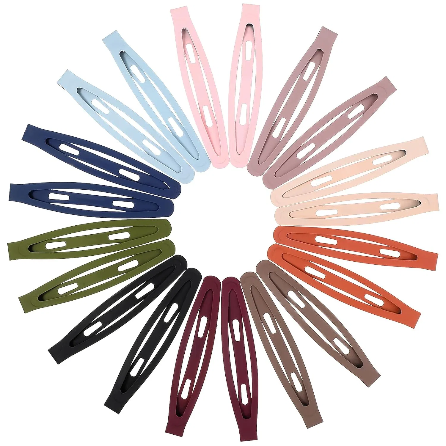 Набор из 20 металлических заколок-невидимок Sibba 6.2 см Sibba, Multicoloured