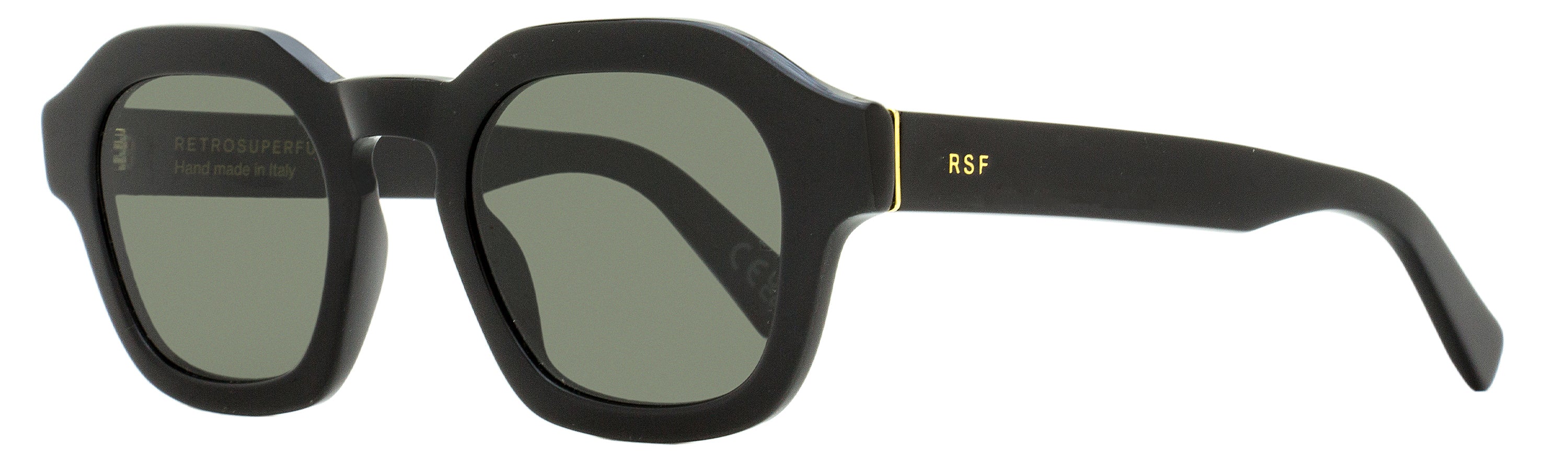 

Солнцезащитные очки Retrosuperfuture Unisex Hexagonal Saluto 9FP Black 53mm
