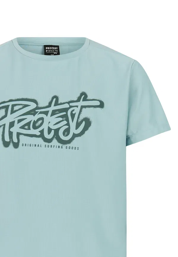Футболка Prtcaptain jr print t-shirt Protest, бирюзовый — фото 3