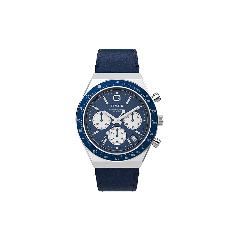 

TIMEX Часы Q Chronograph 40mm, Blue