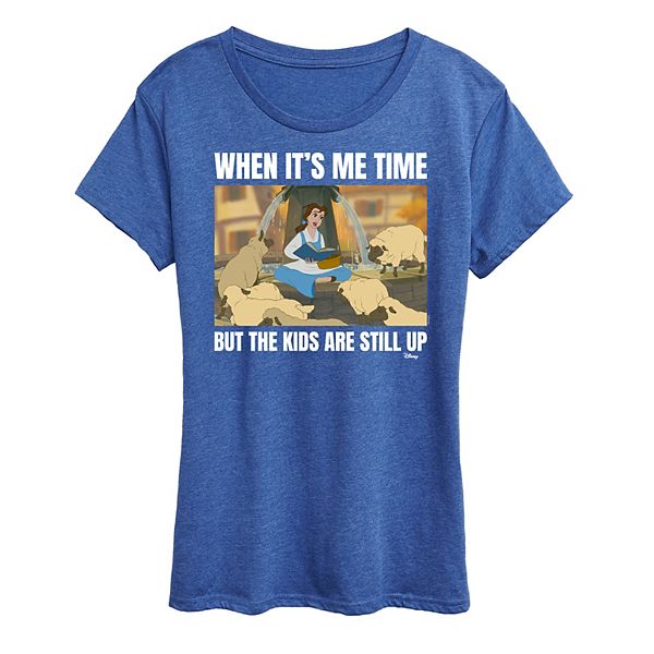 

Футболка с принтом Princess Belle Me Time Disney, Heather Royal Blue, Синий, Футболка с принтом Princess Belle Me Time Disney, Heather Royal Blue