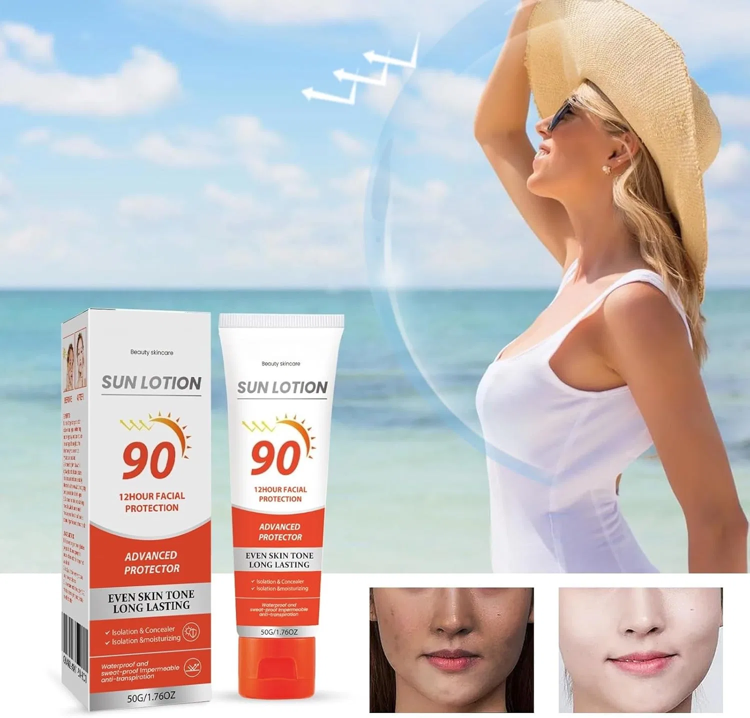 Солнцезащитный спрей SPF90 Rice Sunscreen Spray 50 г — фото 4