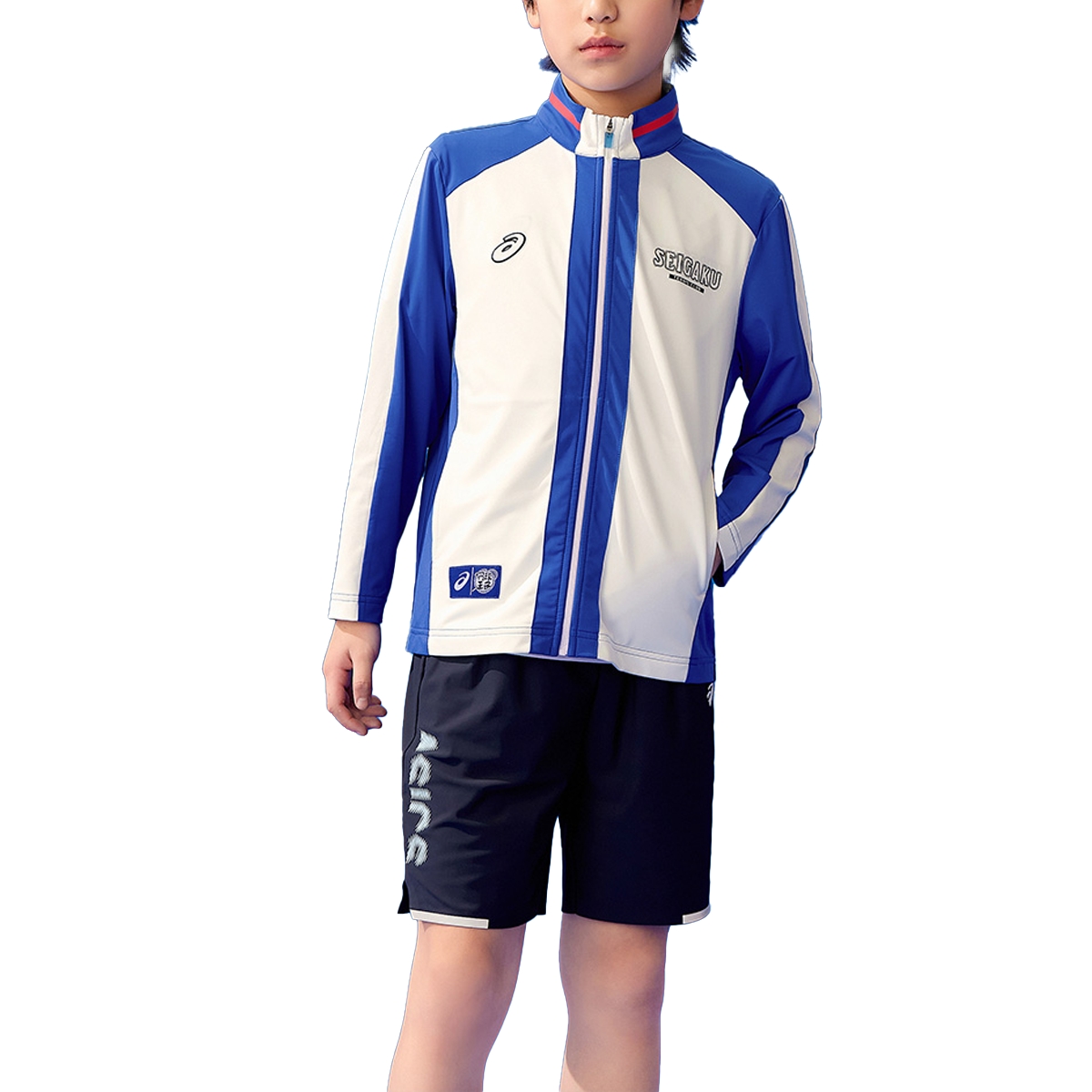 ASICS Куртка спортивная XINWANGQIUWANGZI,LIANMINGKUAN SS25 0001 Raw White для детей 3-7 лет — фото 3