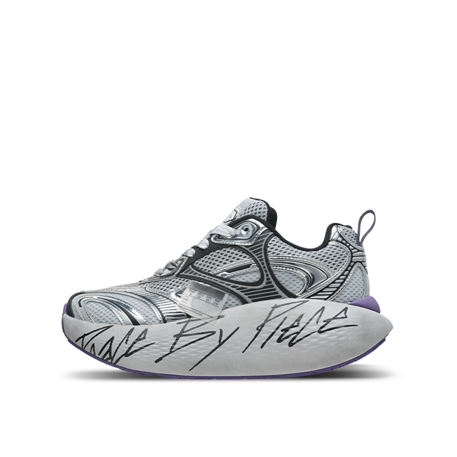 

Кроссовки xVESSEL Lifestyle Shoes Unisex Low-top Purple Gray, белый/черный