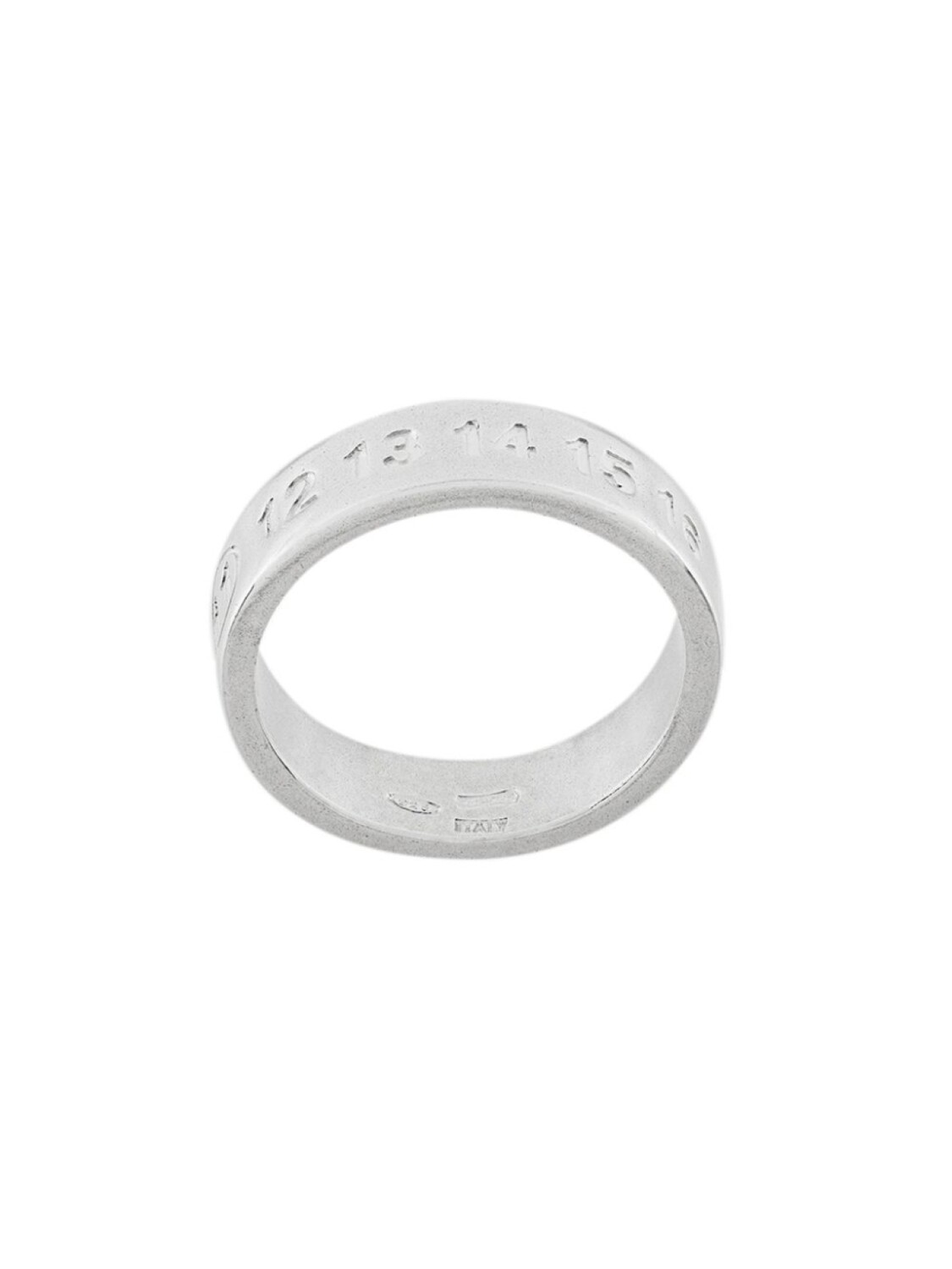 

Кольцо с логотипом Maison Margiela, металлик