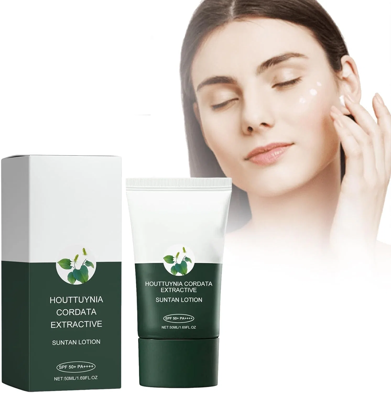 Солнцезащитный крем Daily 50+ PA++++ Clear Filter, зеленый, 50 мл Generic — фото 4