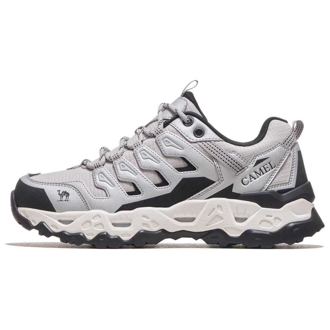 

CAMEL Антискользящие износостойкие низкие треккинговые туфли женские - серебристо-белый микросхемный серый, цвет Silver White Microchip Gray