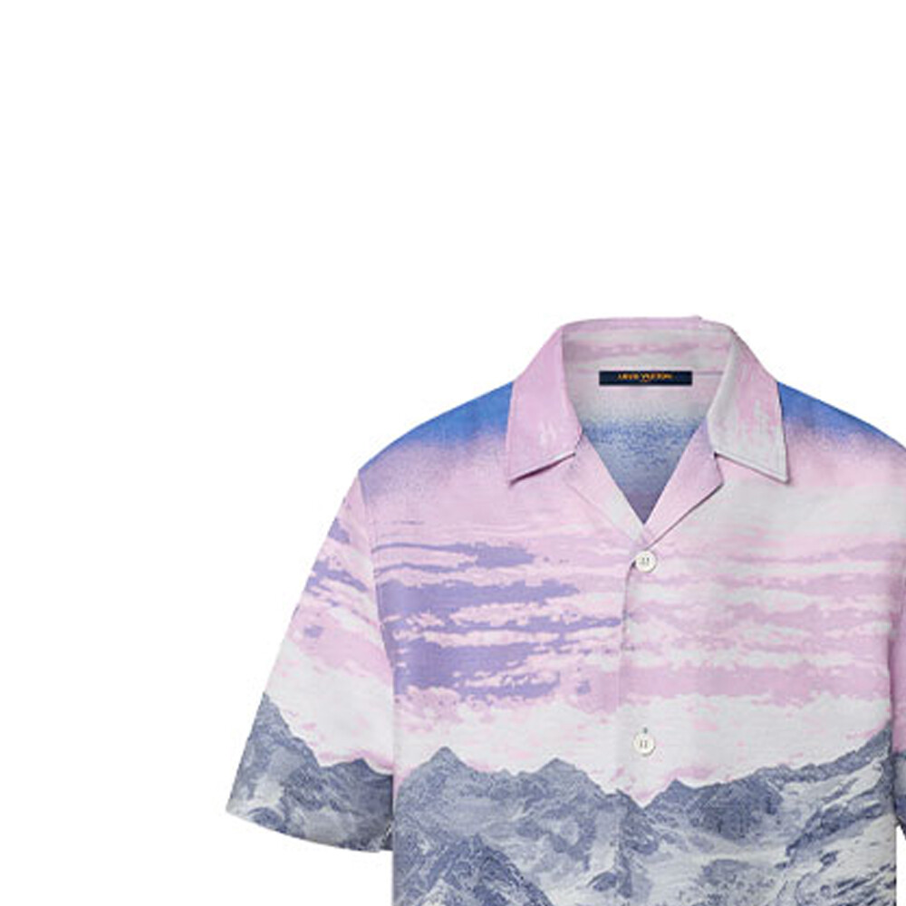 Новые квартальные продукты LV Shirt Men Multicolor Louis Vuitton, цвет Multicolor — фото 4