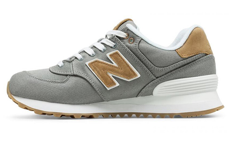 

Кроссовки женские серии NB 574 с низким верхом, серо-железного цвета New Balance
