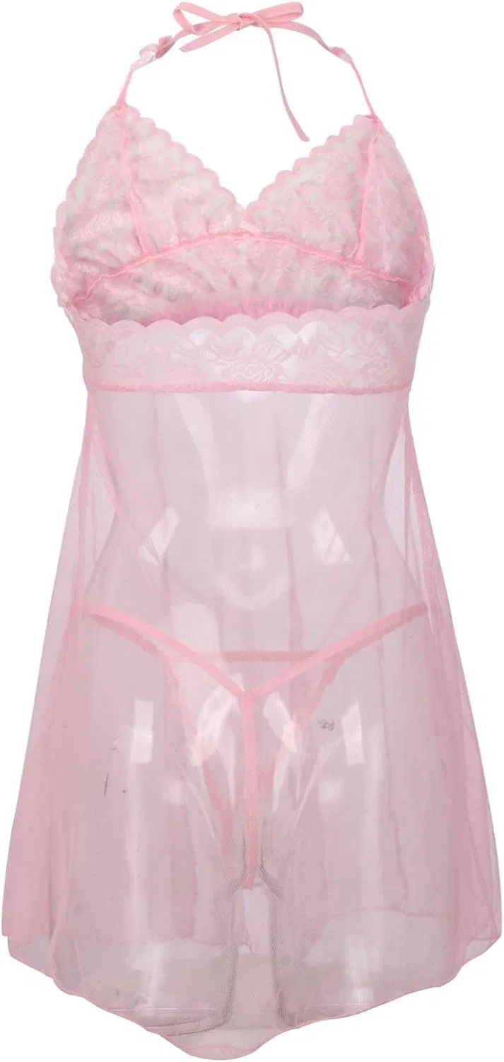 Боди-комбинация кружевная Lingerie Pink