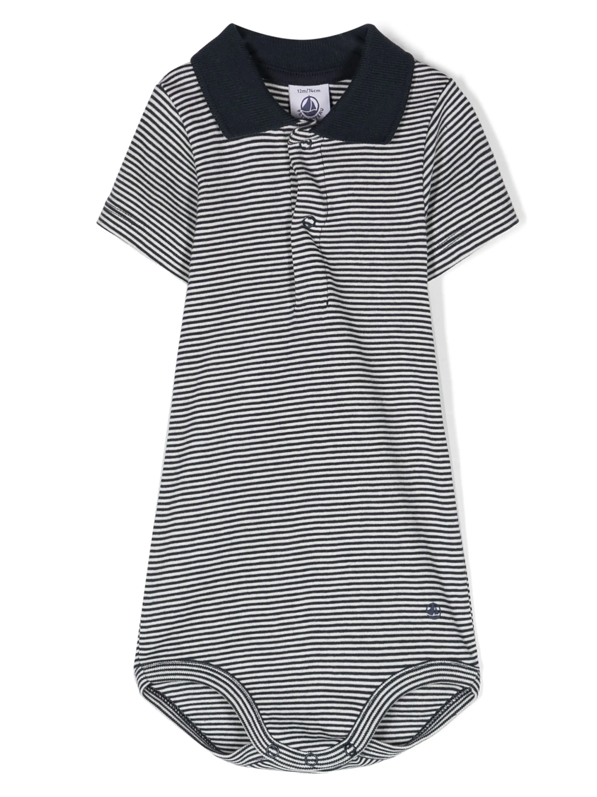 

Боди в полоску Petit Bateau, синий