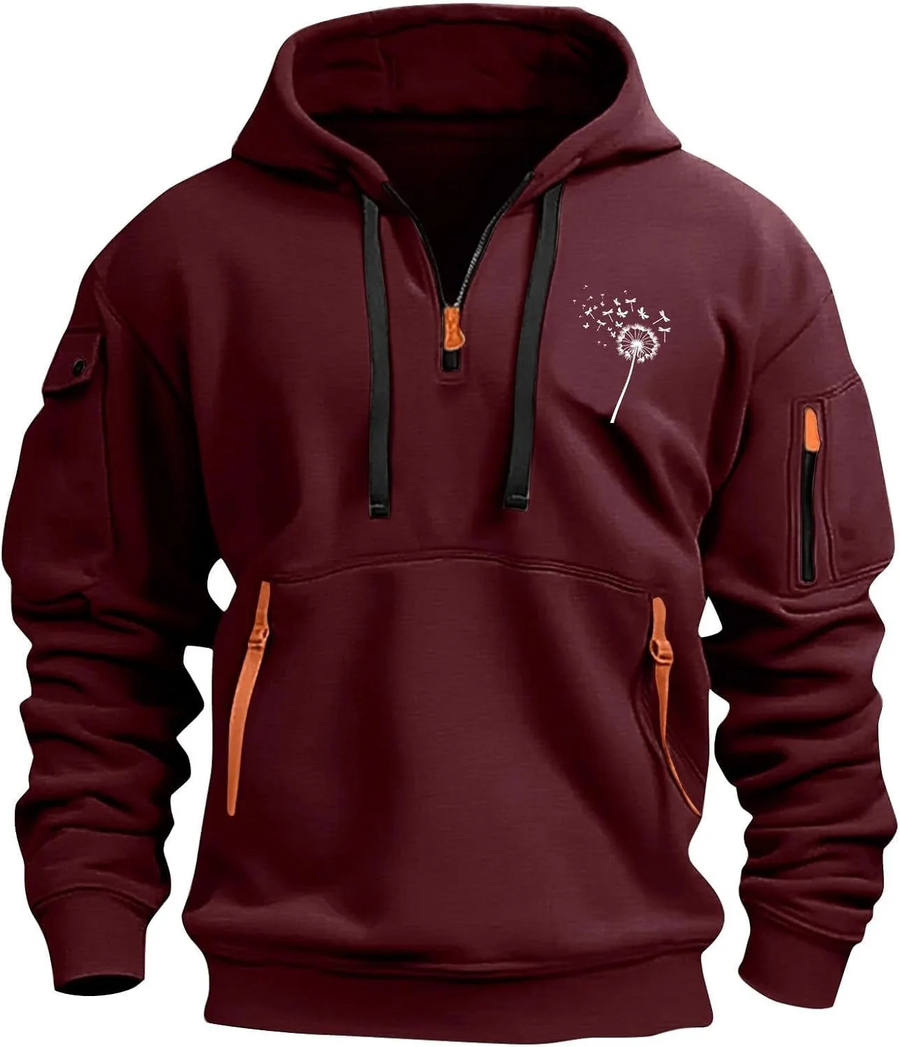 

Толстовка с капюшоном, утепленная флисом, с длинным рукавом и карманами Cheyubny