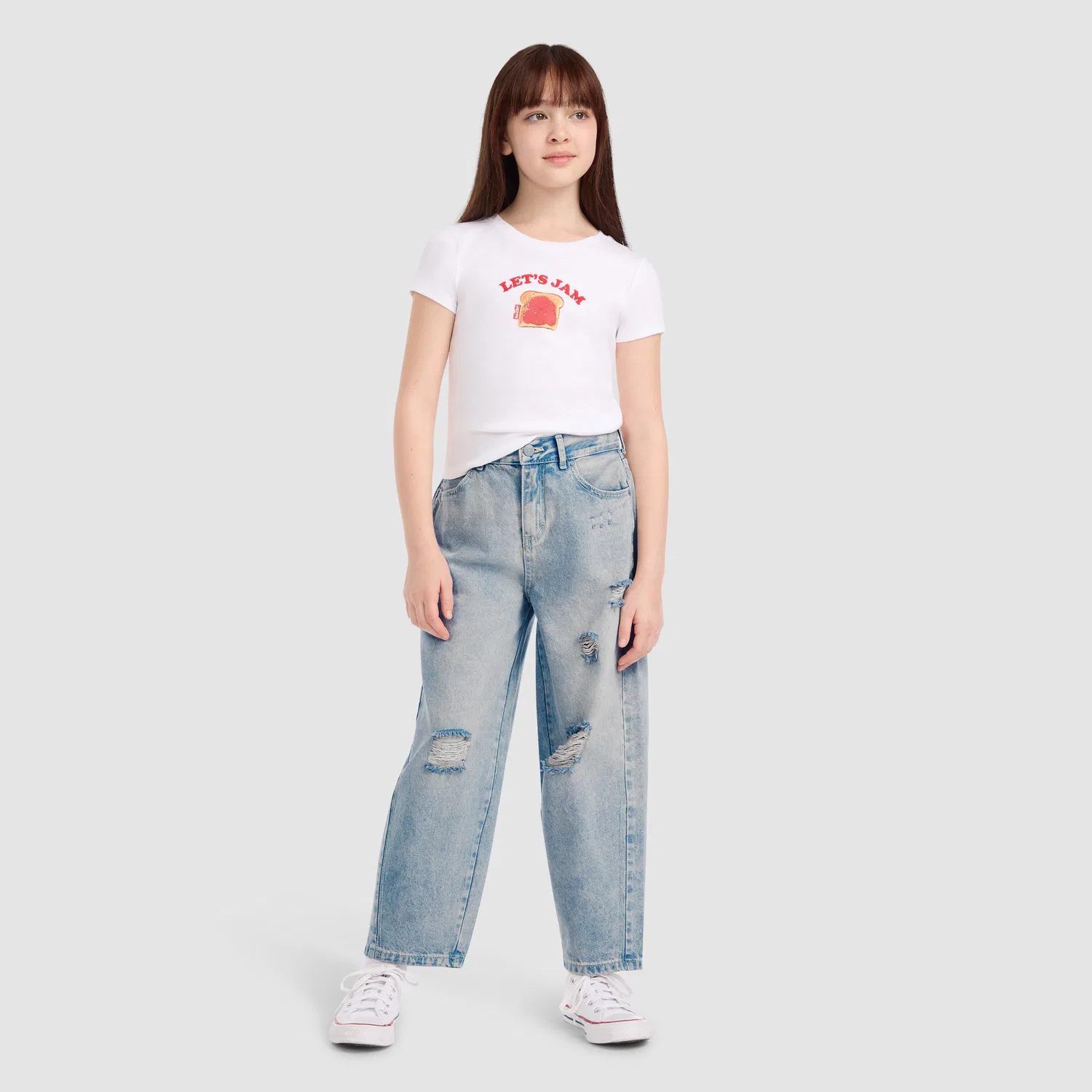 Широкие джинсы-бочонки для девочек 7-16 лет Levi's, Pink — фото 4