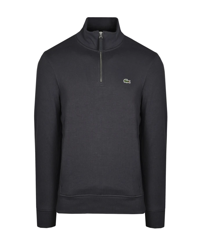 

Свитер на молнии антрацитового цвета sh8891 Lacoste, серый