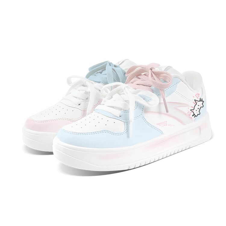 

Легкие скейтерские кроссовки Unisex с амортизацией, устойчивые к истиранию и скольжению, низкие ANTA, sky синий