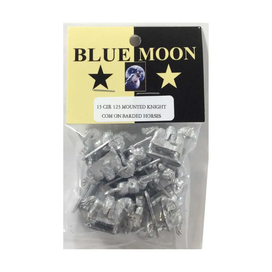 

Командование конных рыцарей на колючих лошадях, Crusades (15mm) (Blue Moon)