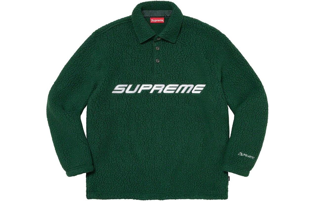 

Рубашка поло унисекс Supreme, темно-зеленый
