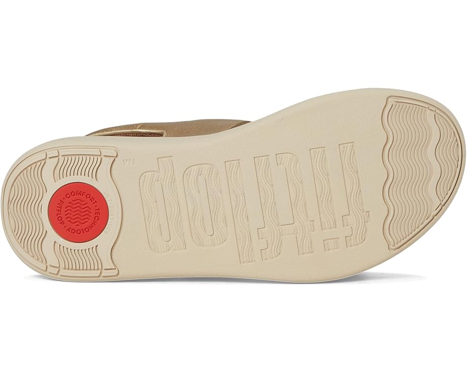Сандалии FitFlop F-Mode Go Adjustable Flatform Back-Strap Sandals, цвет Platino — фото 3