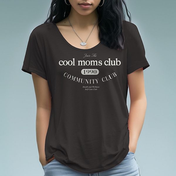 

Футболка Women's cool moms club graphic Unbranded