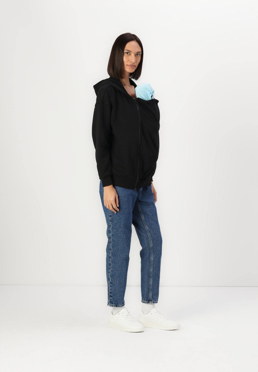 

Толстовка на молнии OLMPALOMA HOOD ONLY MATERNITY, черный