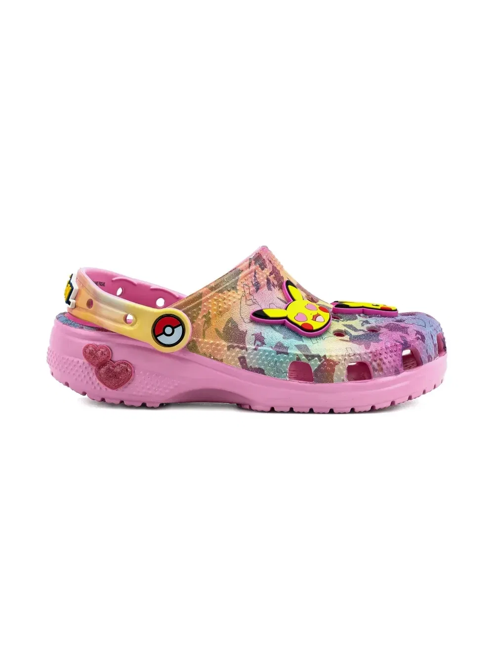 Клоги Pokémon - Pikachu Pink Crocs Kids, розовый