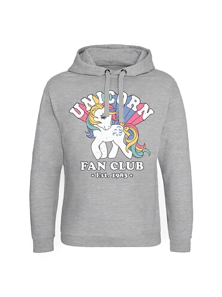 

Толстовка Unicorn Fan Club Epic Hoodie серого цвета My Little Pony