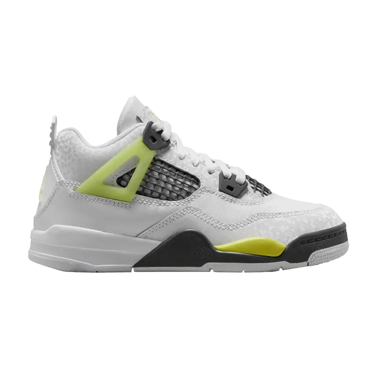 

Кроссовки Air Jordan Air Jordan 4 Retro PS 'Light Lemon Twist', белый