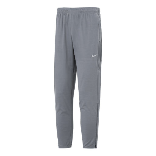 

Брюки men's logo printing solid color elastic waistband drawstring sports pants/trousers/joggers gray Nike, серый