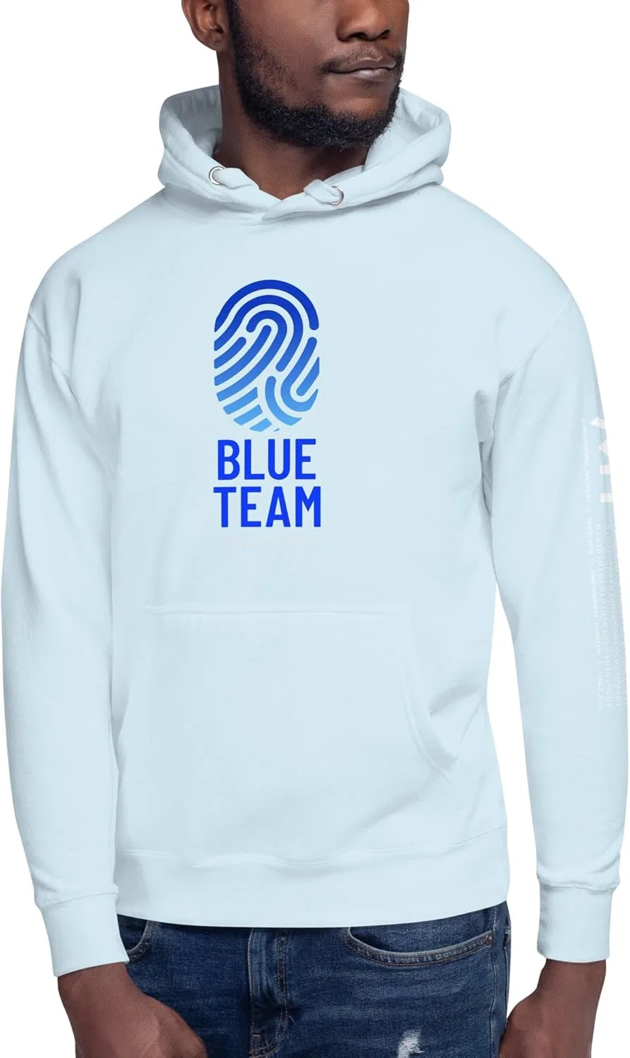 Худи Cyber Security Blue Team, Sky Blue