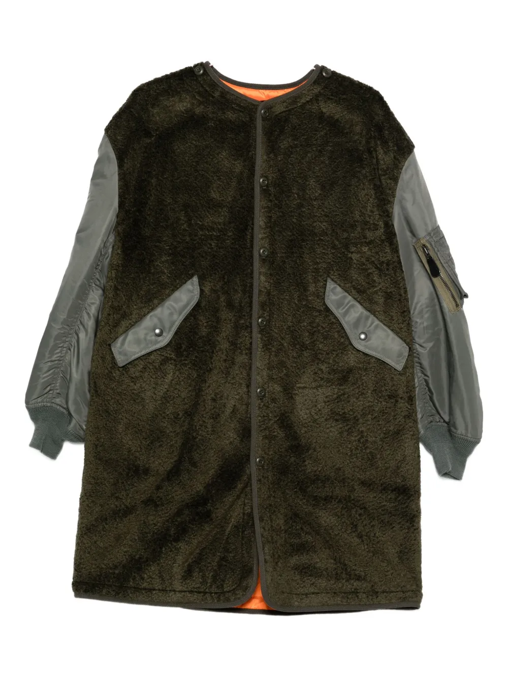 

Куртка с панелями Junya Watanabe, зеленый