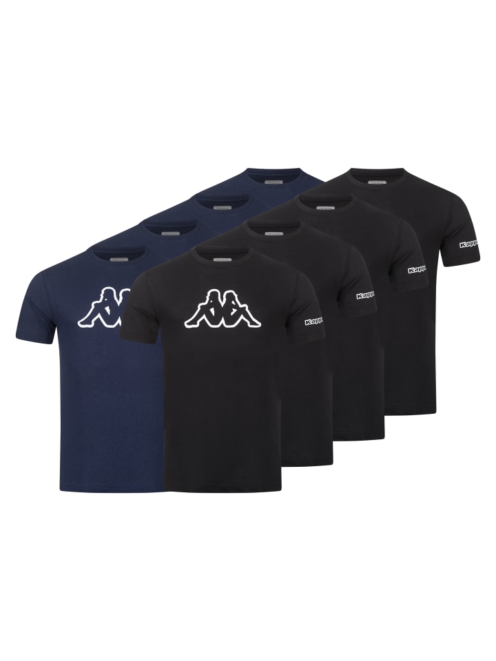 

Футболка Kappa, цвет 4xschwarz/4xnavy