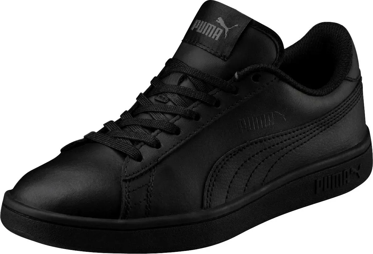 

Кроссовки PUMA "SMASH V2 L JR", детские, цвет Puma Black- Puma Black