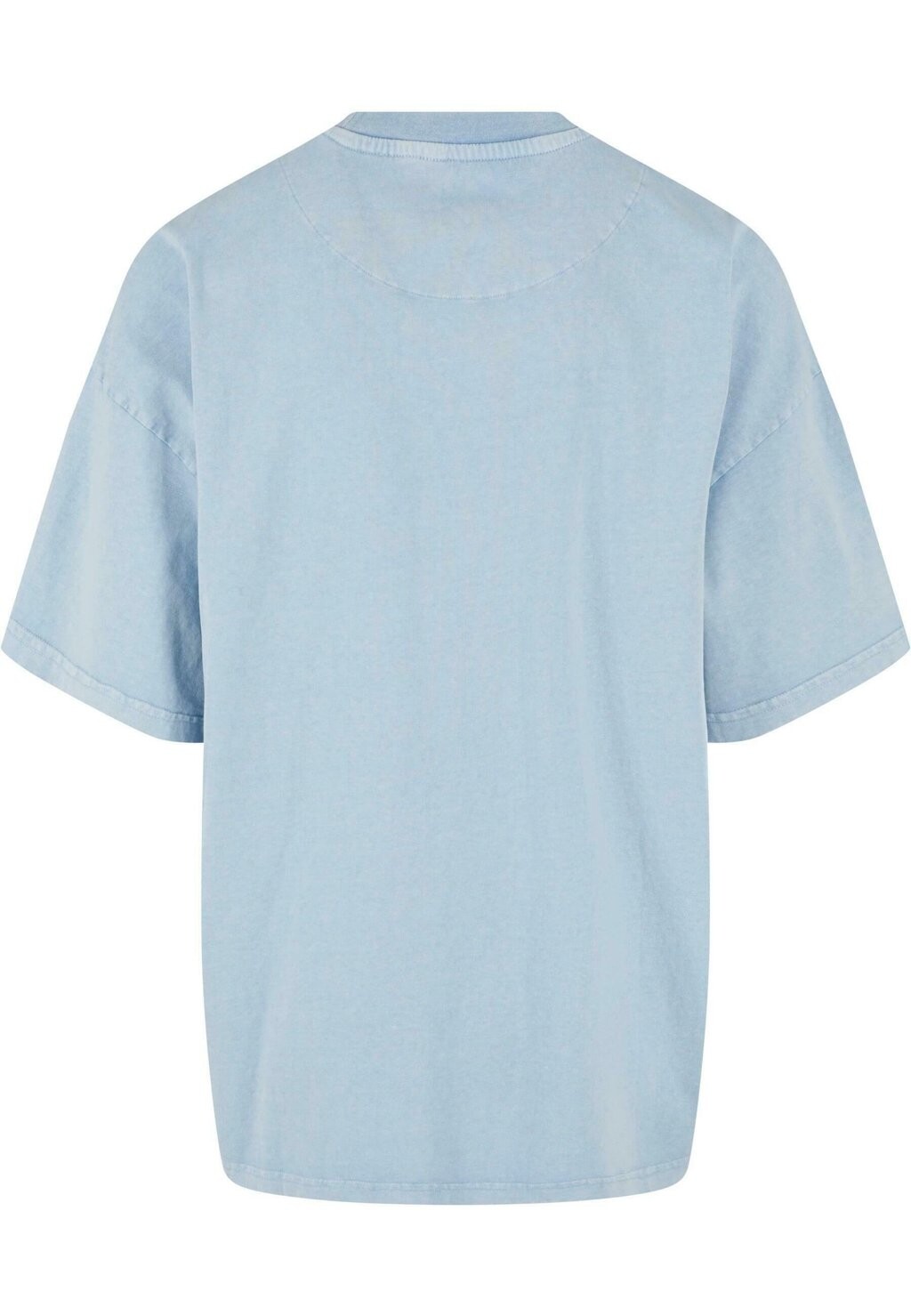 

Футболка с принтом AUTOGRAPH WASHED BOXY TEE Karl Kani, светло-голубой
